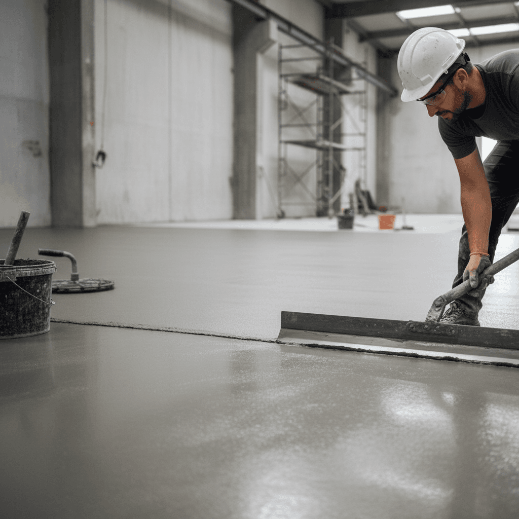 Concrete overlay application